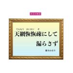 「天網恢恢疎（てんもうかいかいそ）にして漏らさず」六星占術 細木かおりの幸運を繋ぐ人生格言