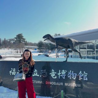 2ヶ月遅れの誕生日旅行✨
12月は忙しく行けなかったので😅夫婦で🦀食べて、温泉に入り、大好きな恐竜を見て…充実した旅。
一年ぶりの福井県立恐竜博物館。毎回ワクワクしちゃいます！
ティラノサウルスの前にどのくらい居たかなぁ😅
暖かくなったら、恐竜好きな孫娘達を連れてくるのも良いねぇとか会話しながら、夫婦で楽しみました✨

今回は飛行機ではなく、新幹線！グランクラスでの旅。
とても快適😃私ははこちらの方が好きだな。
福井県から車で、山中温泉♨️そして金沢でお寿司食べて、お土産の蟹を求めて近江町市場へ！
新鮮な蟹を茹でて発送してくれるそう🩷
到着が楽しみです。

#福井県
#金沢
#恐竜
#夫婦旅行
#蟹
#六星占術
#細木かおり